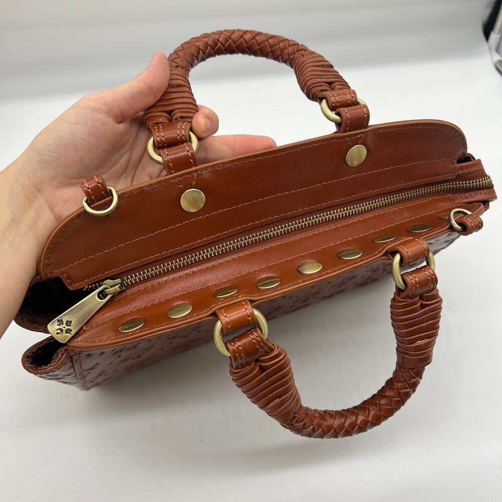 Patricia Nash Womens Purse Discovery Leather Embossed Minor Tan - Picture 3 of 16